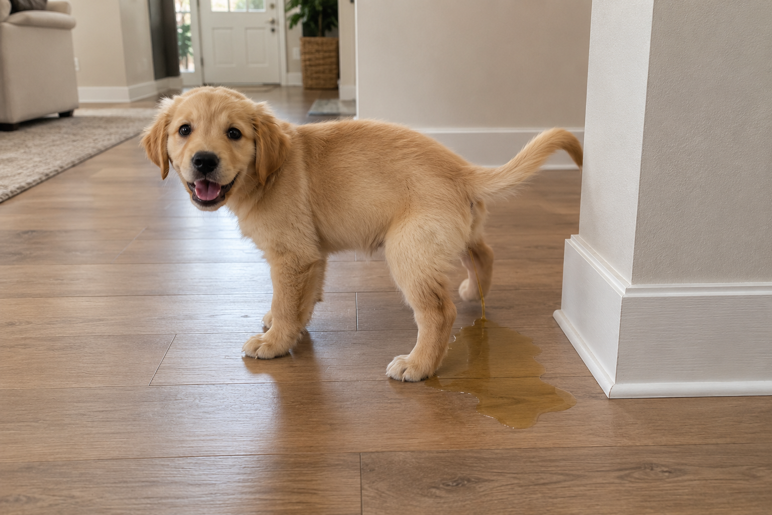 Puppy Peeing Inside
